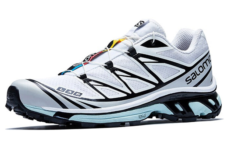 Salomon XT-6 White / Black / Ice Blue Sneakers