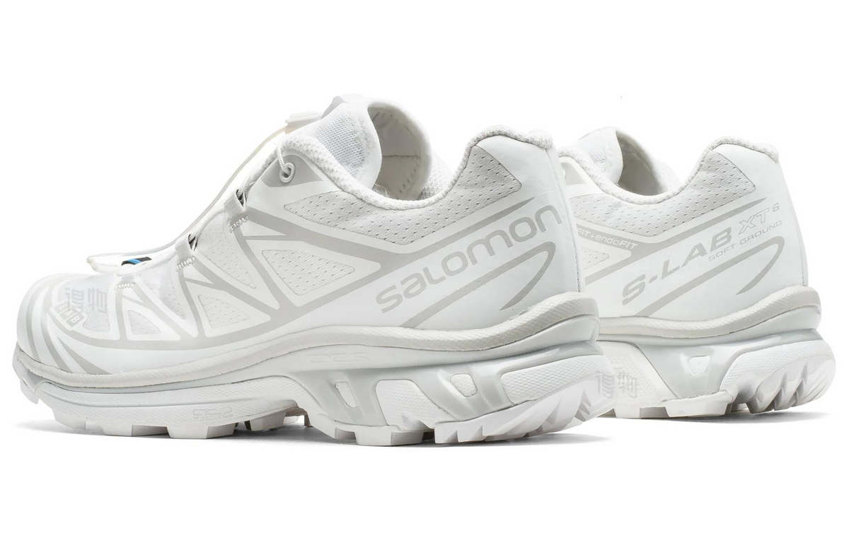 Salomon XT-6 White Tonal Sneakers