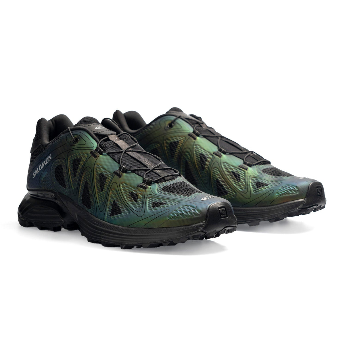 Salomon XT-Whisper VOID Black / Iridescent Green Sneakers