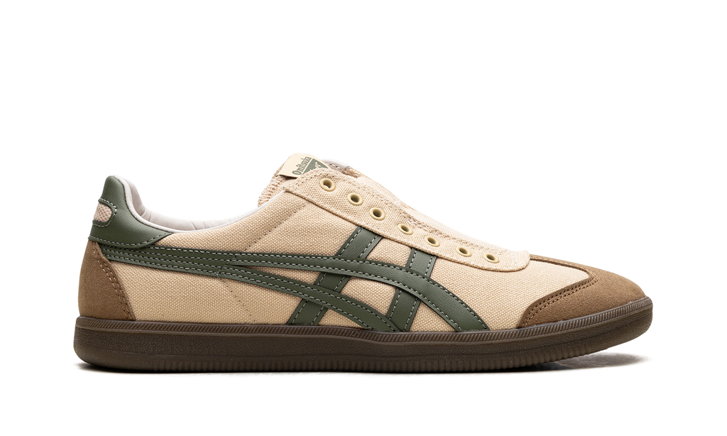 Onitsuka Tiger Tiger Tokuten Slip On in Beige Brown Green 140409 - product image from the listing.