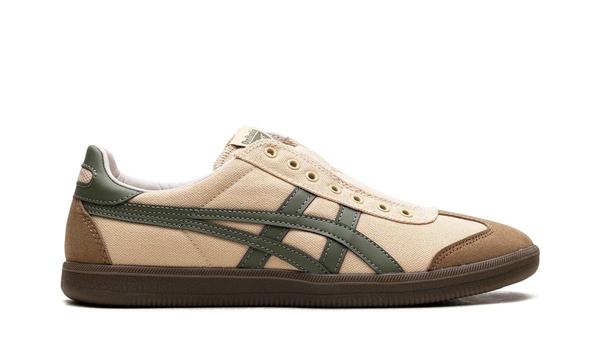 Onitsuka Tiger Tiger Tokuten Slip On in Beige Brown Green 140409 - product image from the listing.