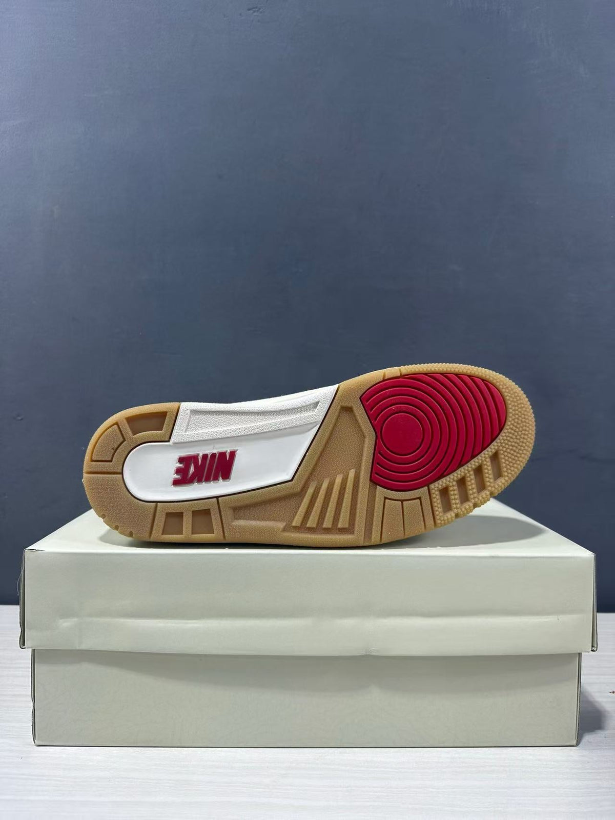 Air Jordan 3 Retro Jumpman Year of the Horse Sneakers Cream Red IR0910-400 - product image from the listing.