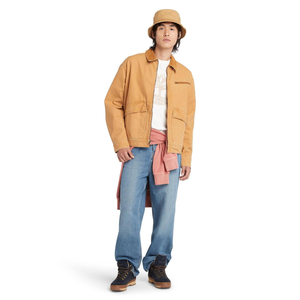 Wheat Strafford Jacket in Washed Canvas — product image
