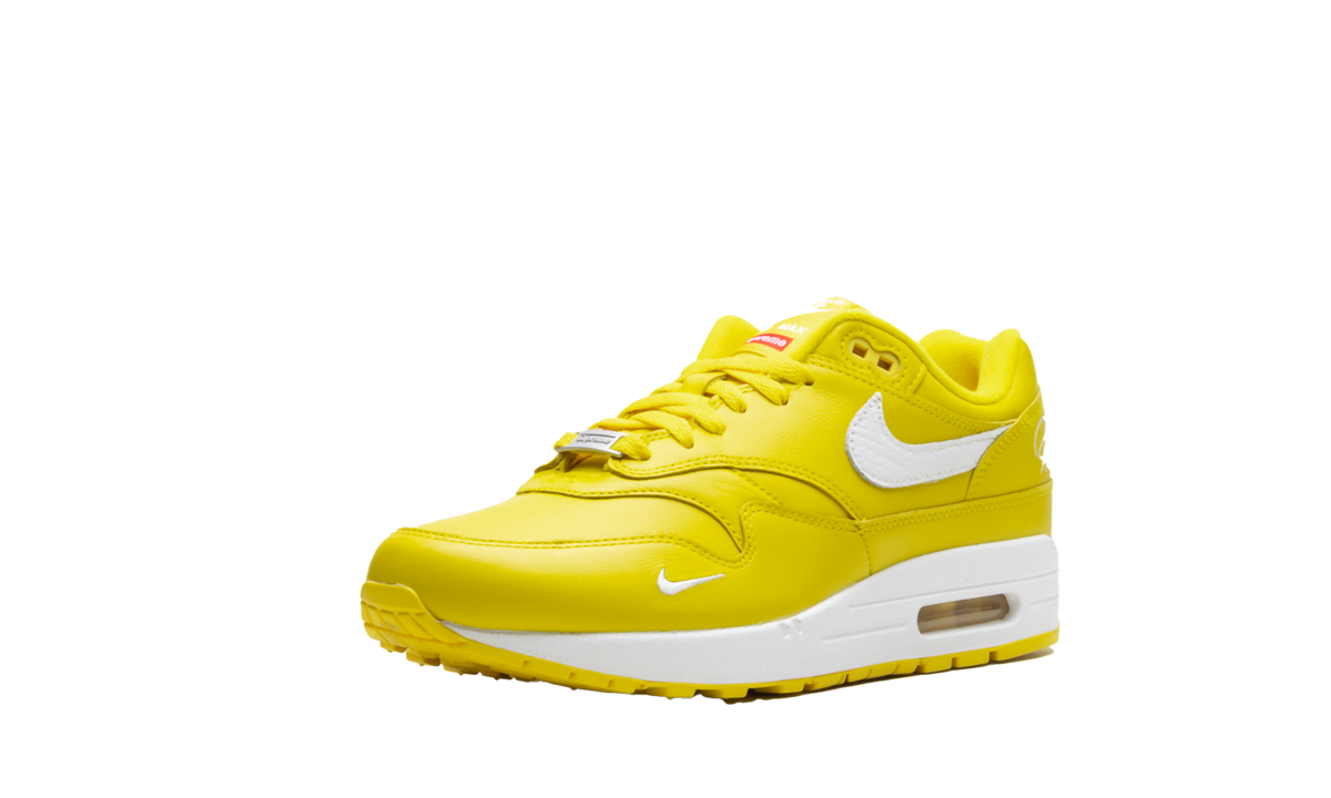 "Supreme Speed Yellow" Air Max 1 '87 SP HF8813 700 - product image from the listing.