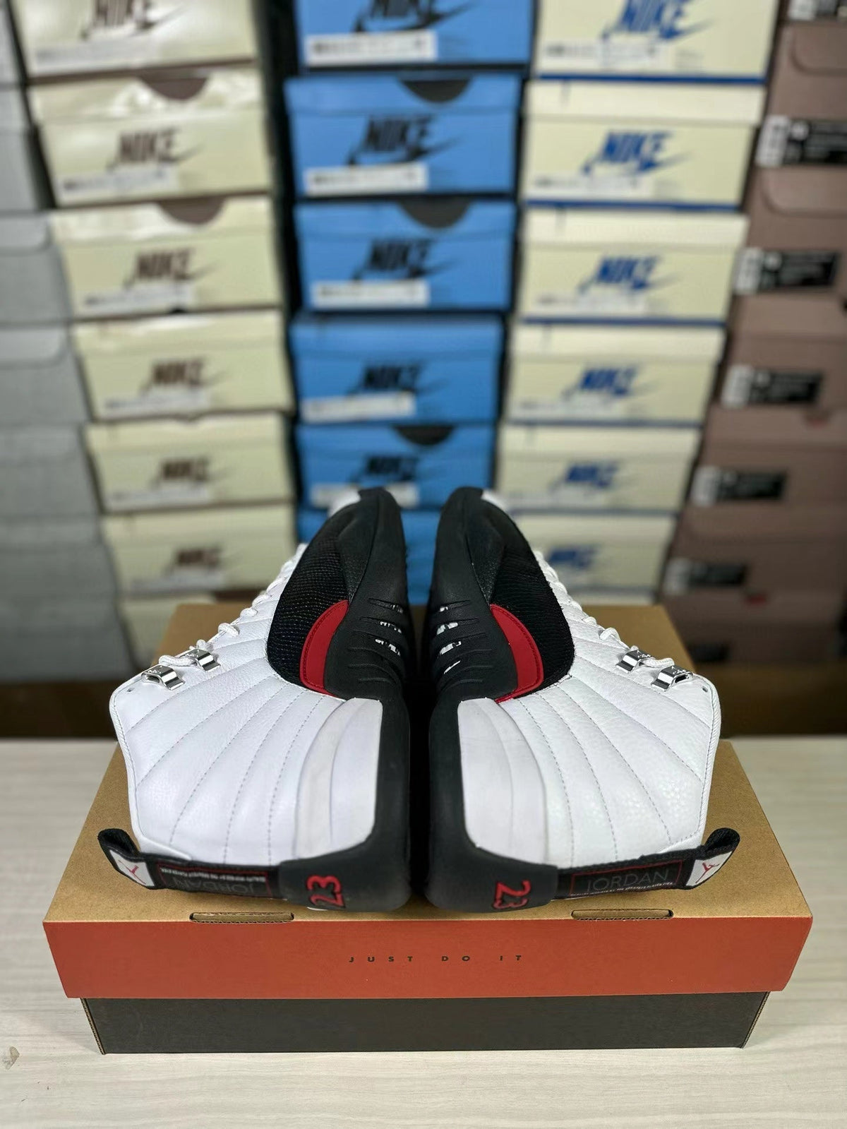 Air Jordan 12 Retro White Black Red CT8013-162 - product image from the listing.