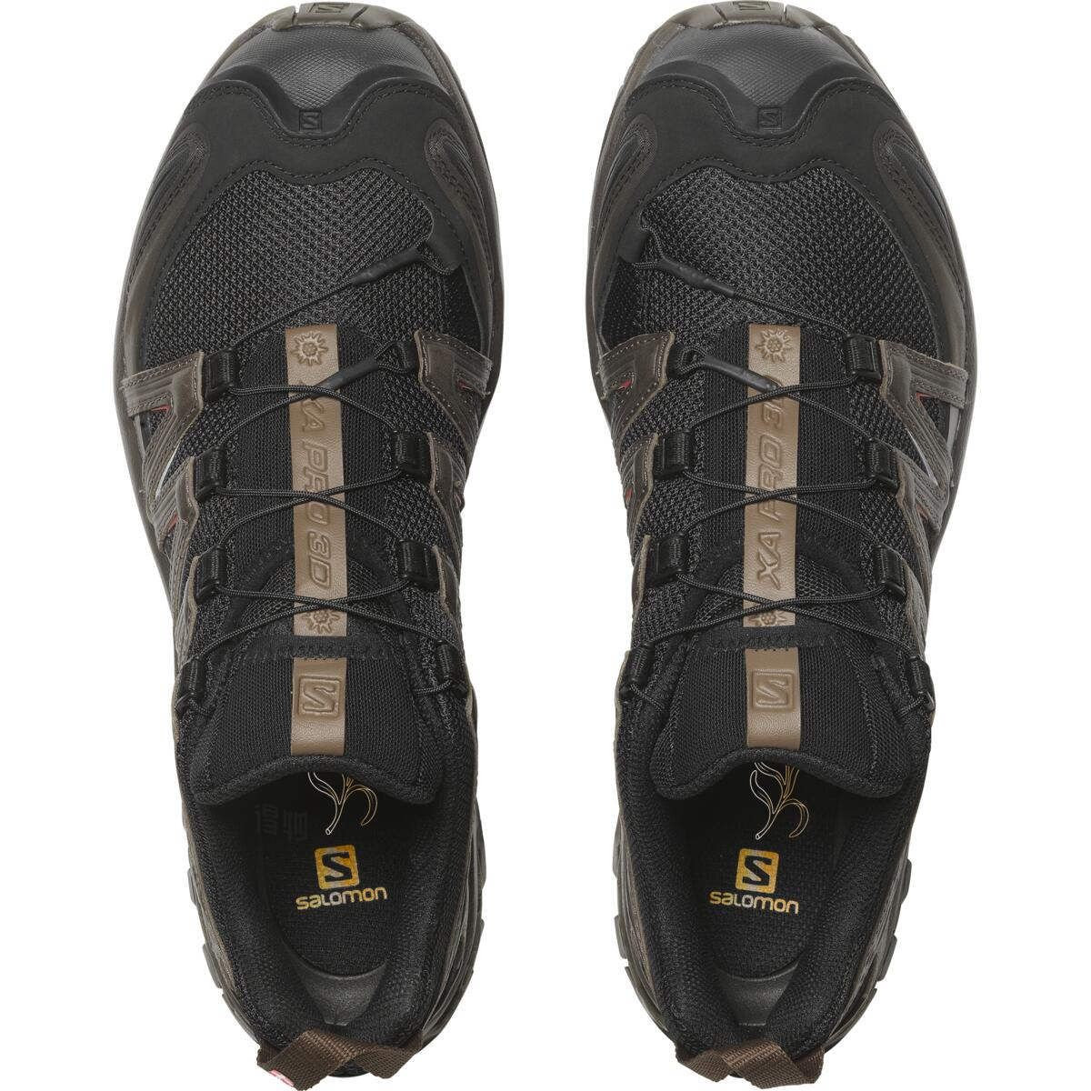 Salomon XA Pro 3D Black / Charcoal / Red Sneakers