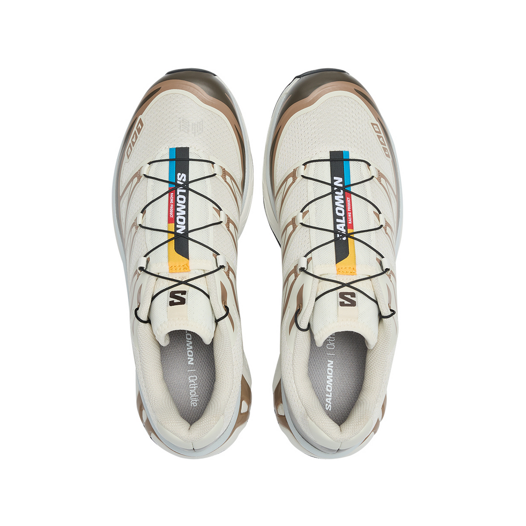 Salomon XT-6 Cream / Brown / Black Sneakers