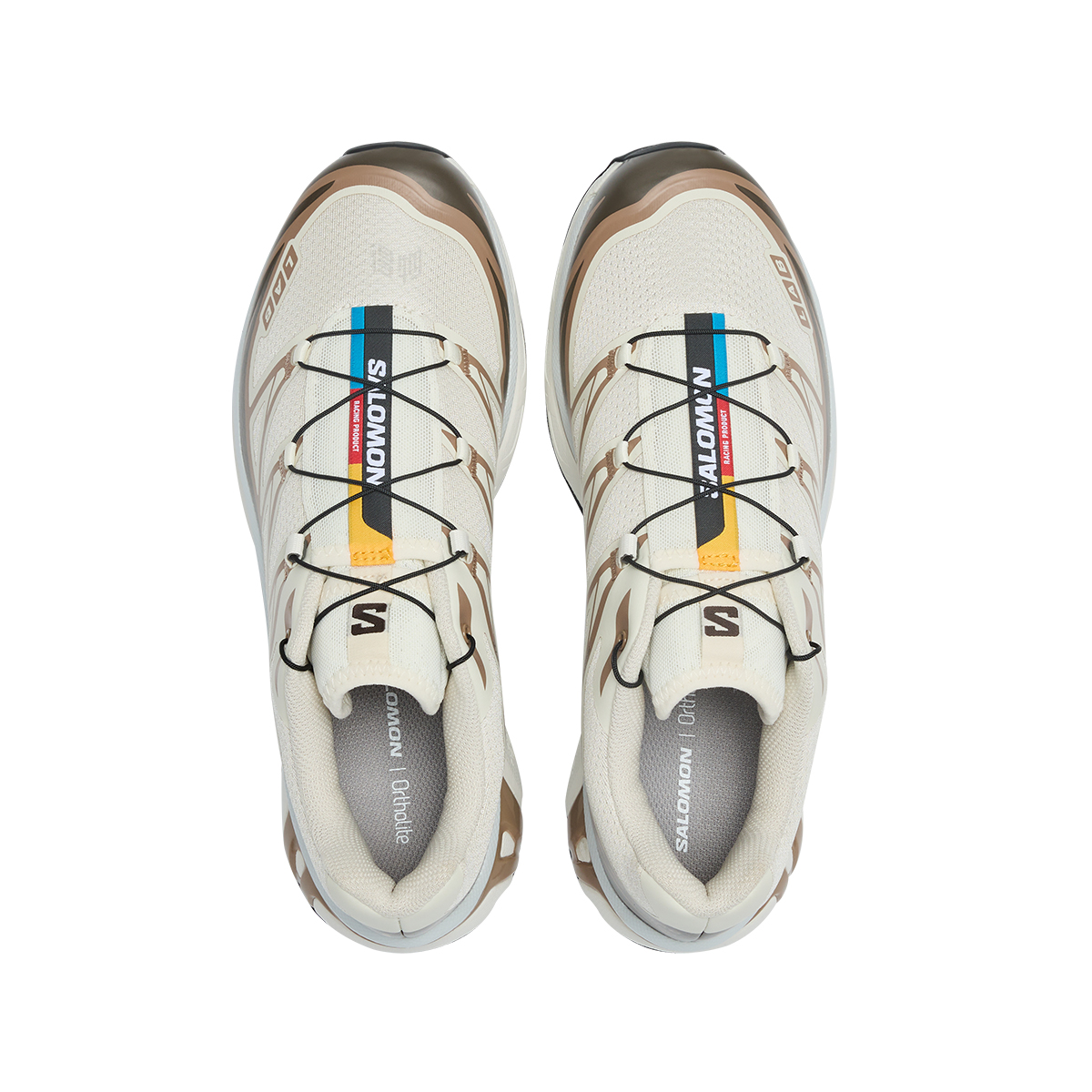 Salomon XT-6 Cream / Brown / Black Sneakers
