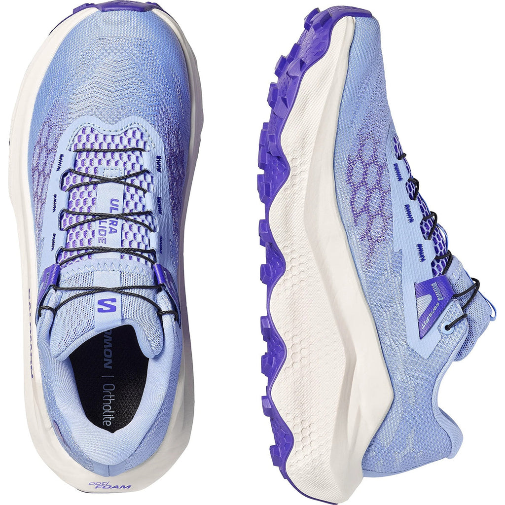 Salomon Ultra Glide 4 Women's Light Blue / Purple / White Shoes