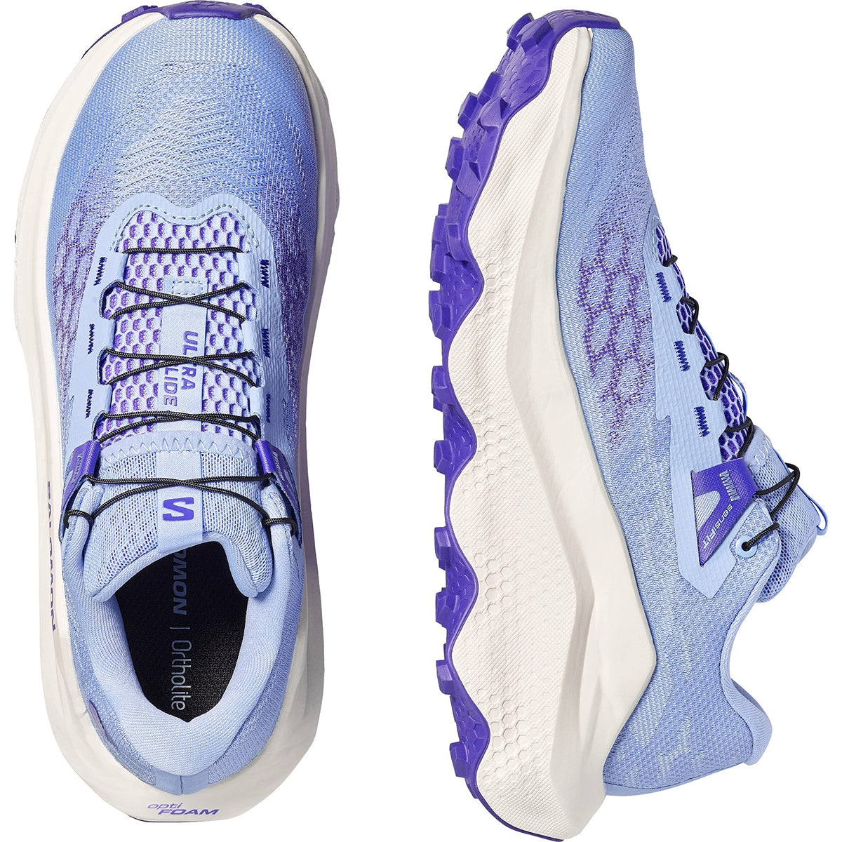 Salomon Ultra Glide 4 Women's Light Blue / Purple / White Shoes