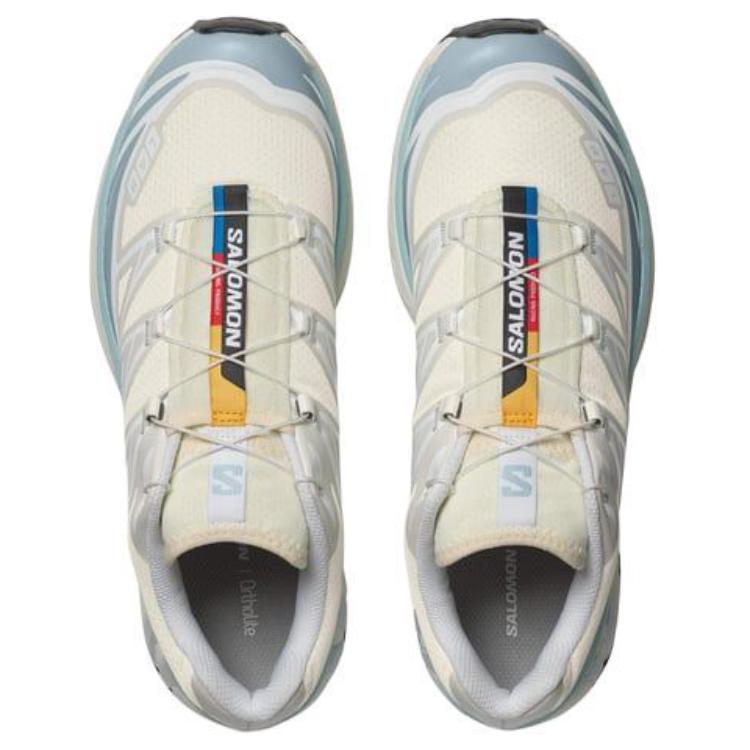 Salomon XT-6 Cream / Ice Blue / Grey Sneakers