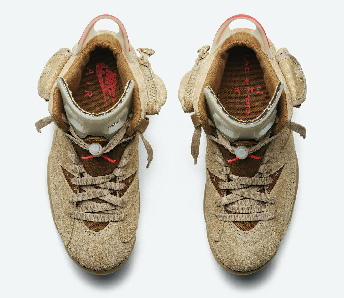 Travis Scott British Khaki — Jordan 6 Retro