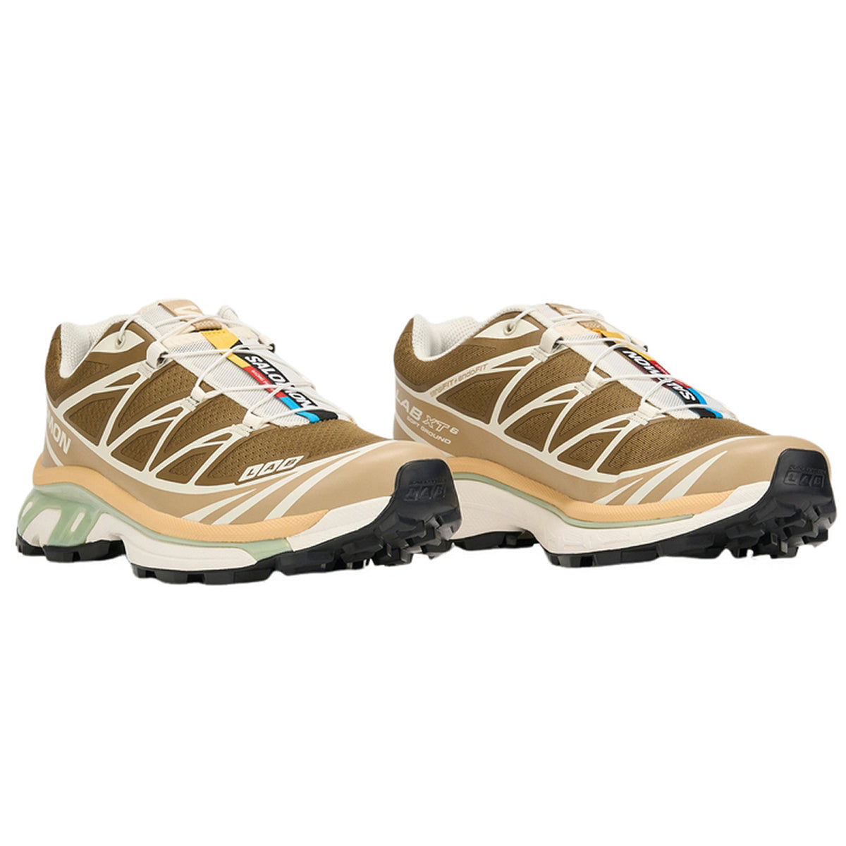 Salomon XT-6 Brown / Cream / Sage Sneakers