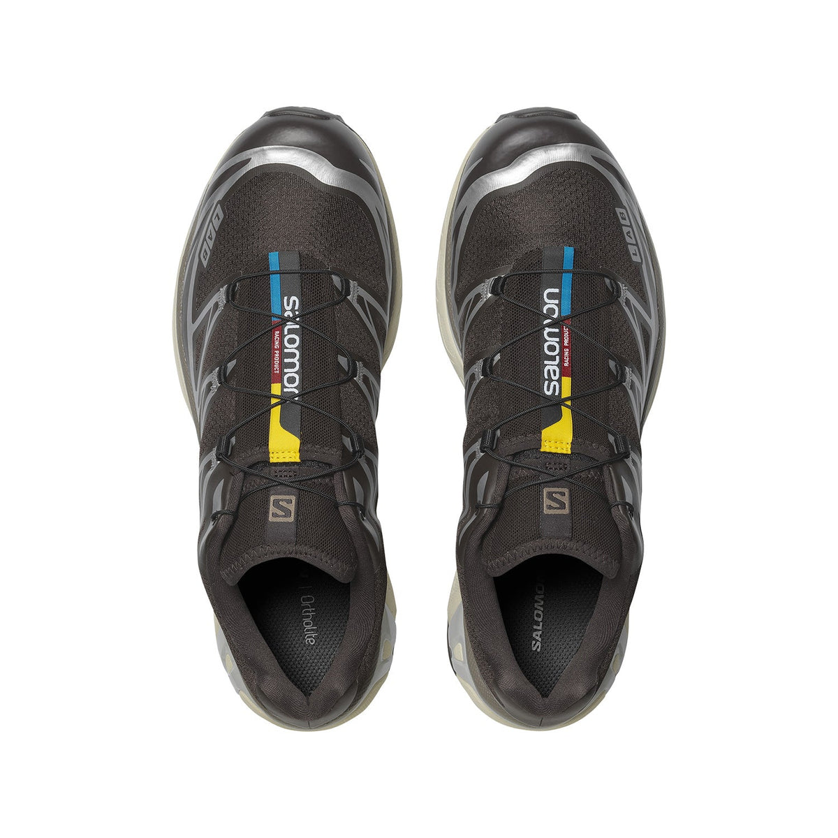 Salomon XT-6 Dark Brown / Silver Sneakers