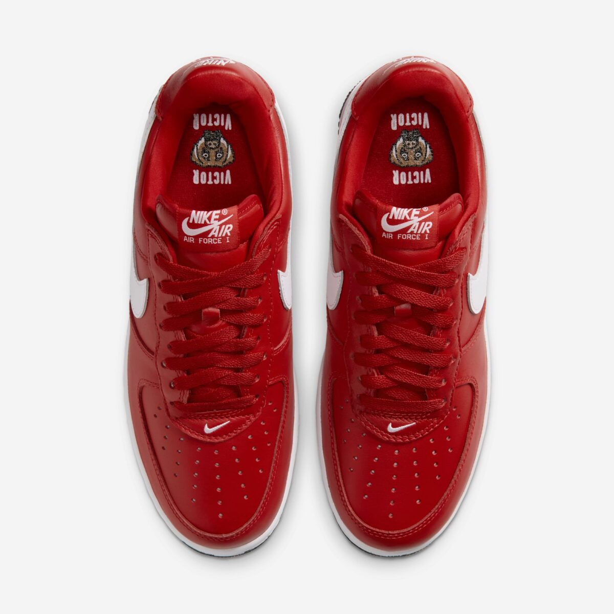 01 'University Red — Nike x Victor Victor Air Force 1 IV3238-600