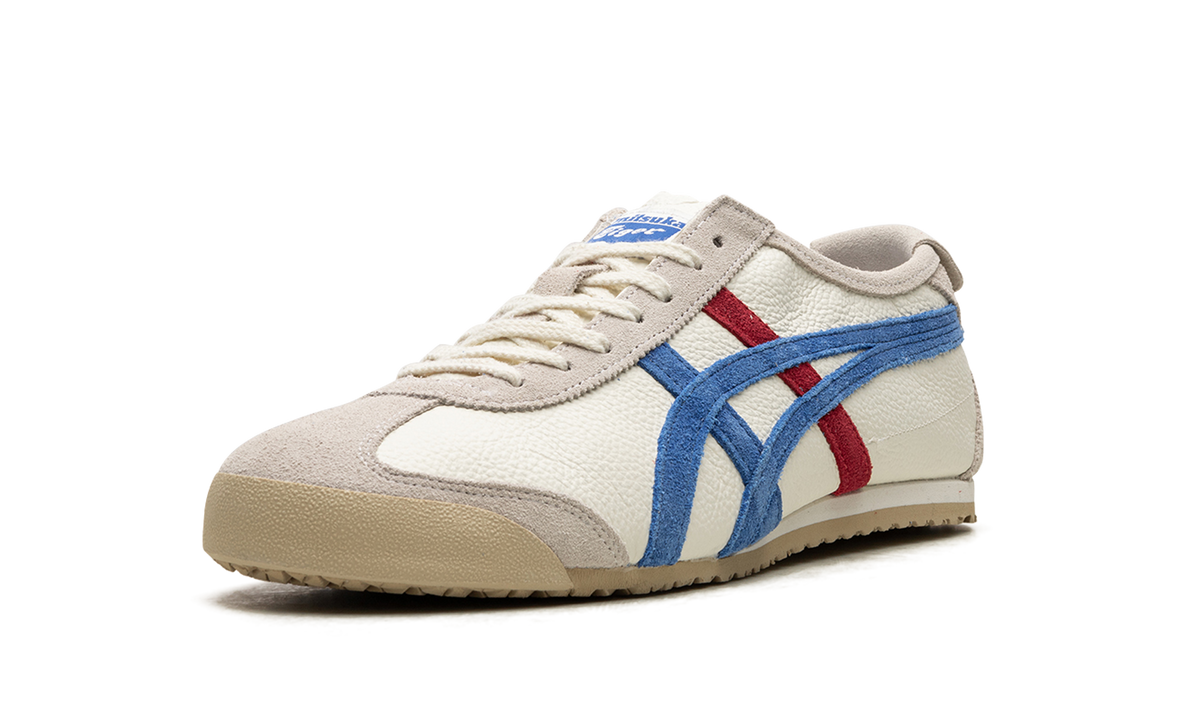 Onitsuka Tiger Mexico 66 Vintage in White Directoire Blue 121313 - product image from the listing.