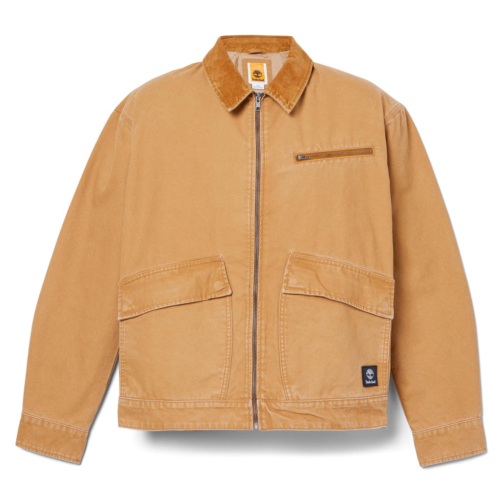 Wheat Strafford Jacket in Washed Canvas — product image