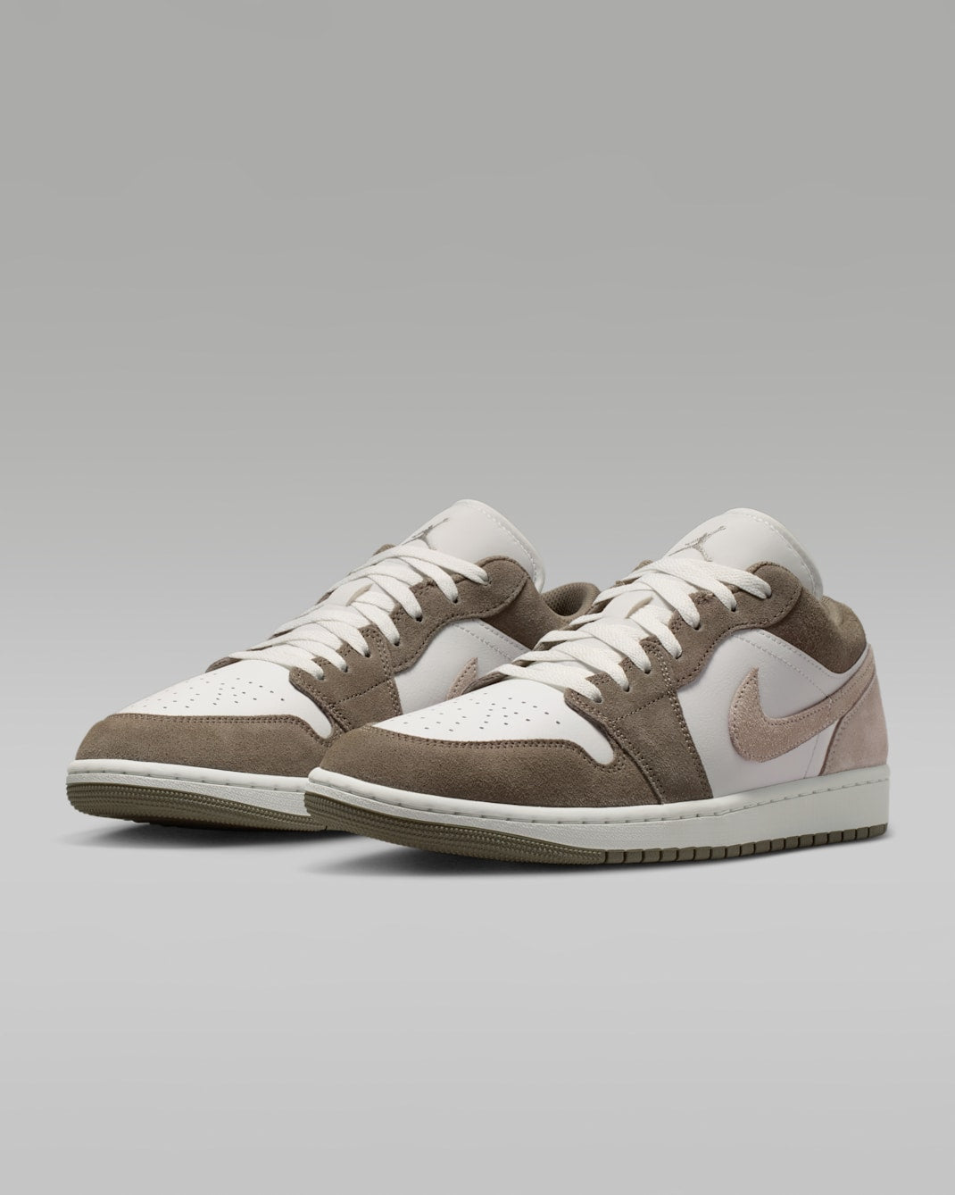 Olive Grey — Air Jordan 1 Low 553558-046