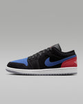 Black True Blue — Air Jordan 1 Low Sneakers 553558-049