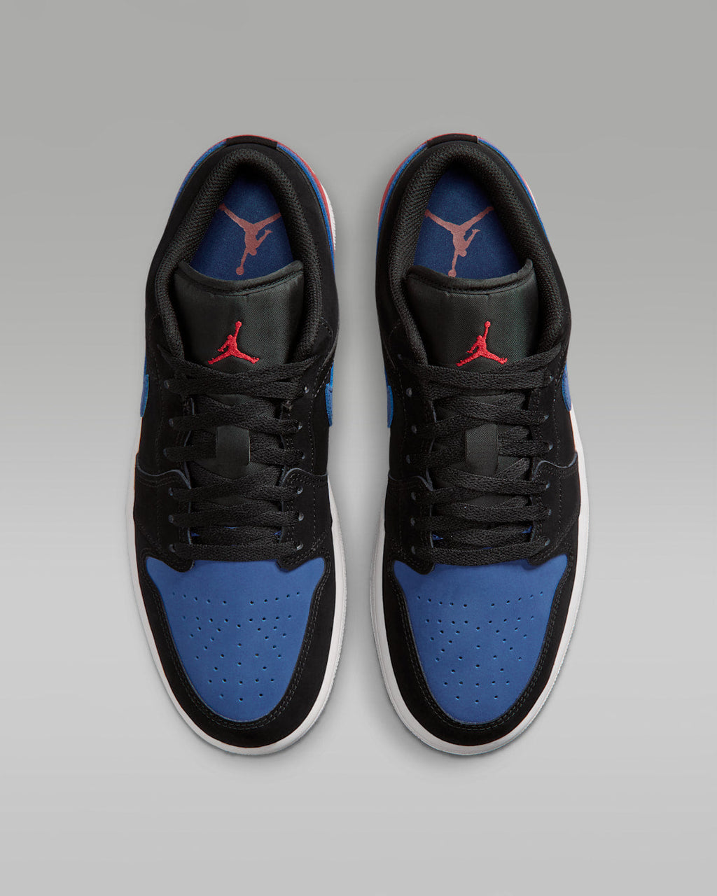 Black True Blue — Air Jordan 1 Low Sneakers 553558-049