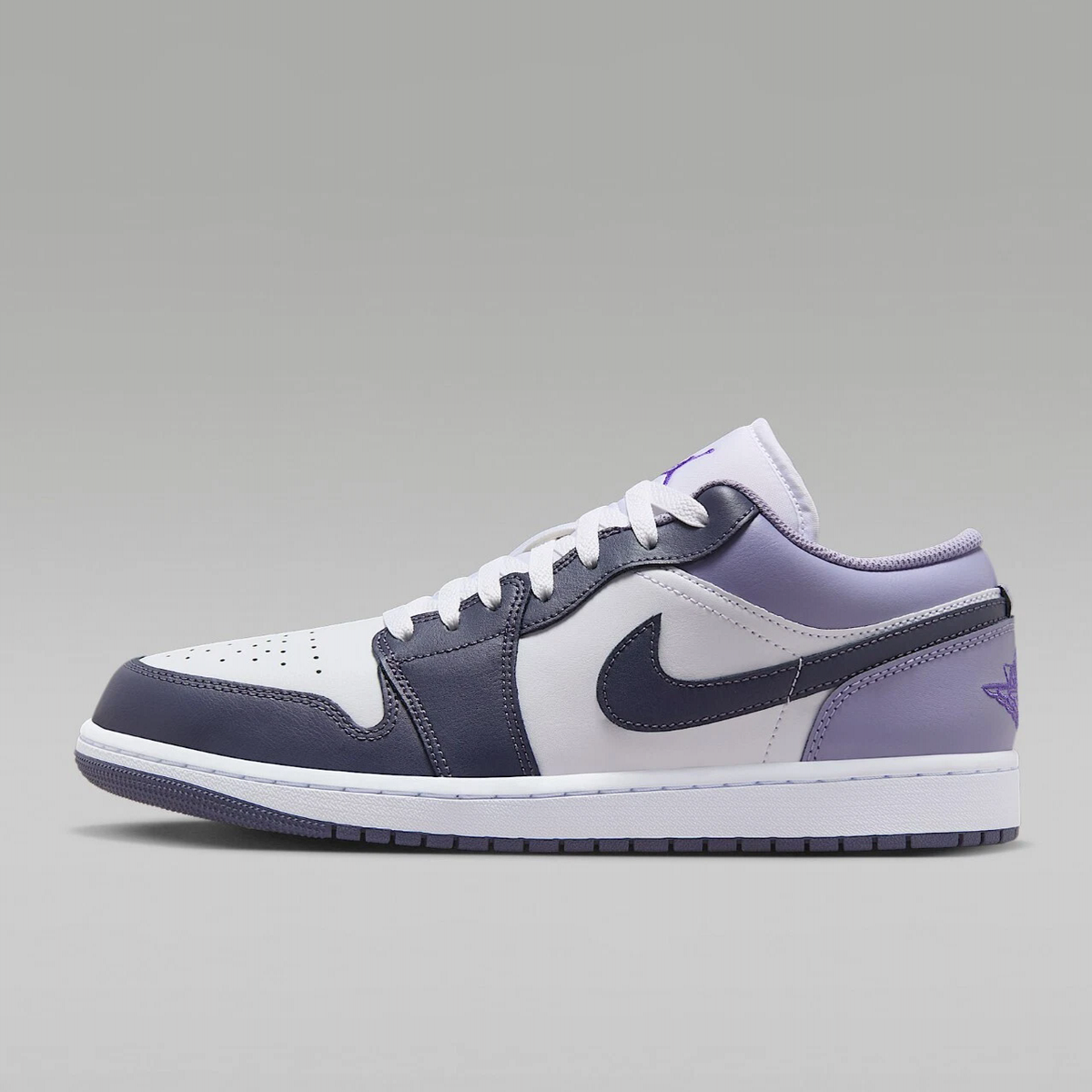 White Purple — Air Jordan 1 Low 553558-145