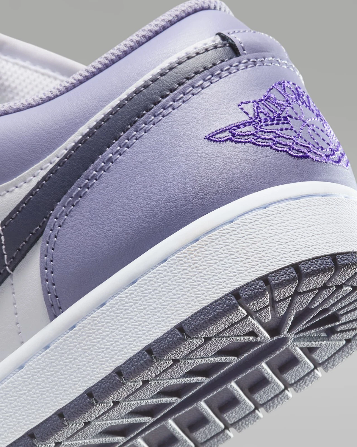 White Purple — Air Jordan 1 Low Sneakers 553558-145