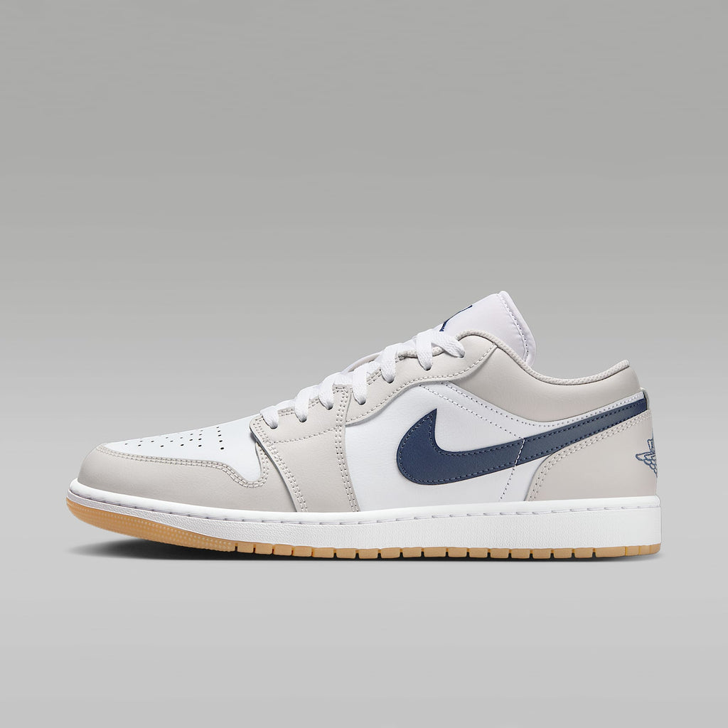 White/Neutral Grey — Air Jordan 1 Low 553558-146