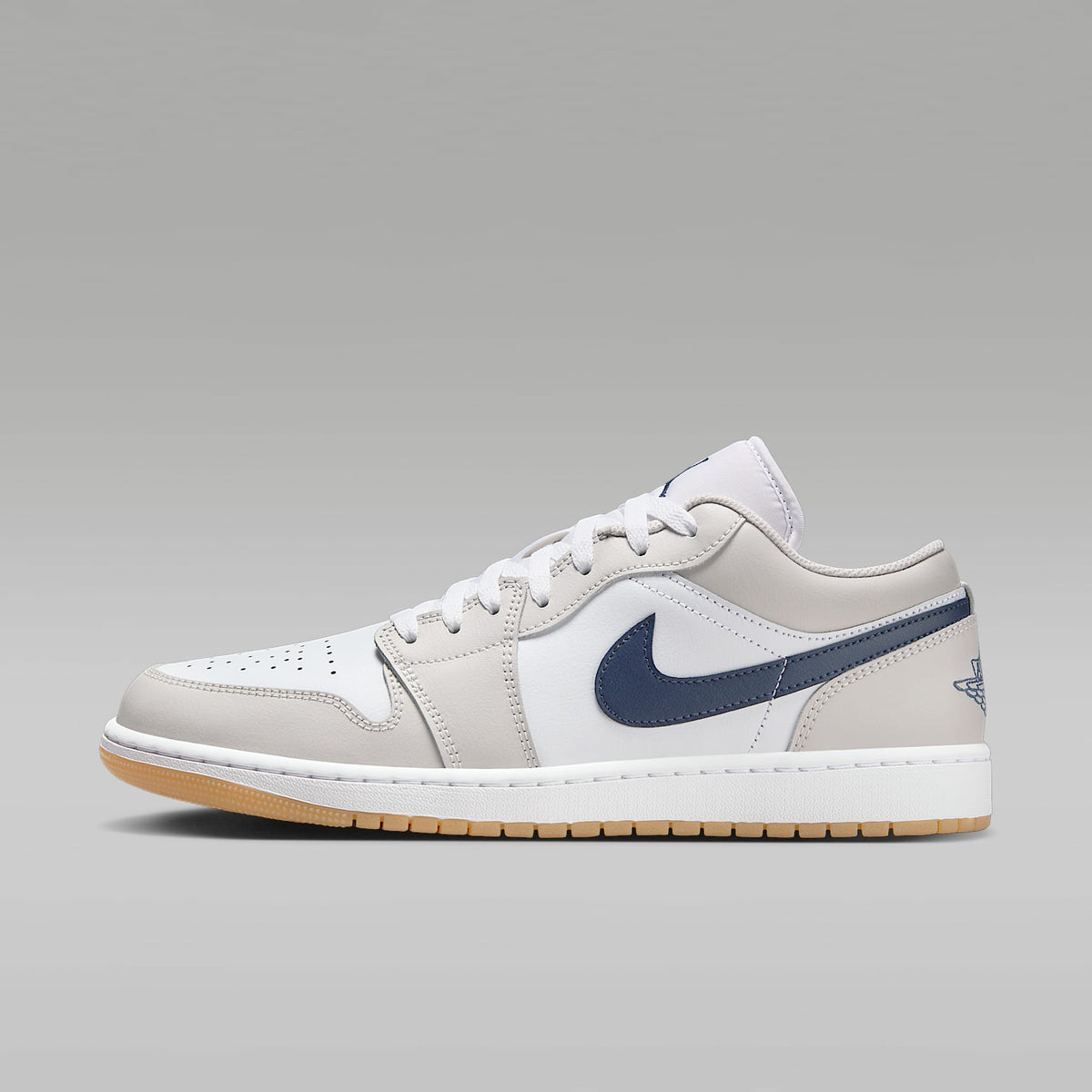 White/Neutral Grey — Air Jordan 1 Low 553558-146