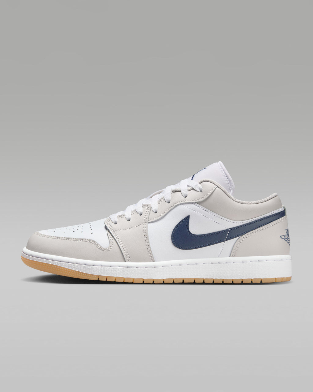 White/Neutral Grey — Air Jordan 1 Low 553558-146