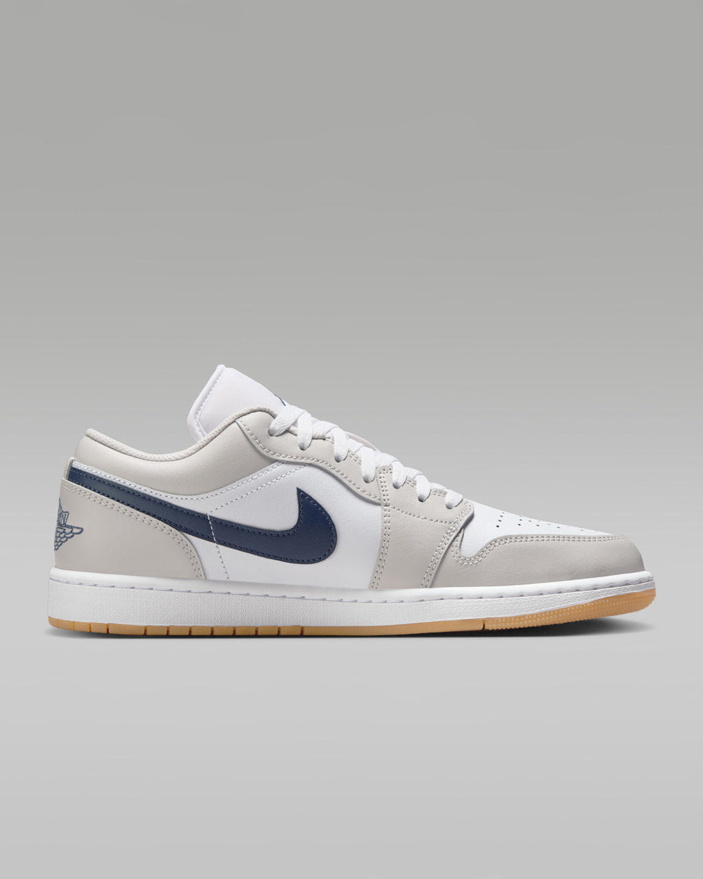 White/Neutral Grey — Air Jordan 1 Low 553558-146