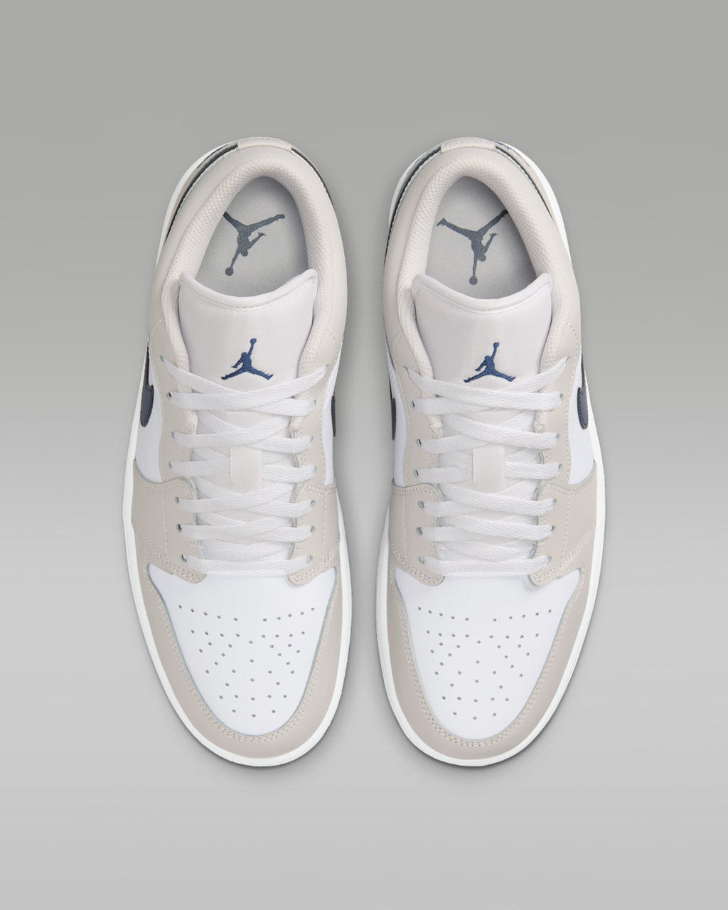 White/Neutral Grey — Air Jordan 1 Low 553558-146