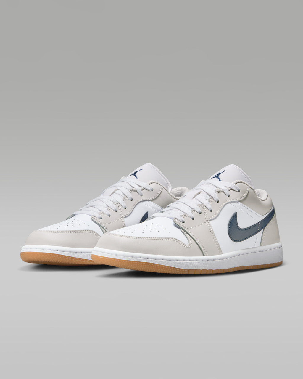 White/Neutral Grey — Air Jordan 1 Low 553558-146