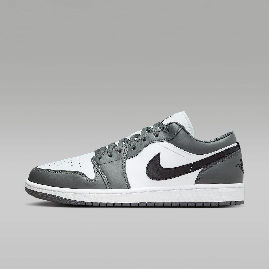 White/Iron Grey — Air Jordan 1 Low 553558-152