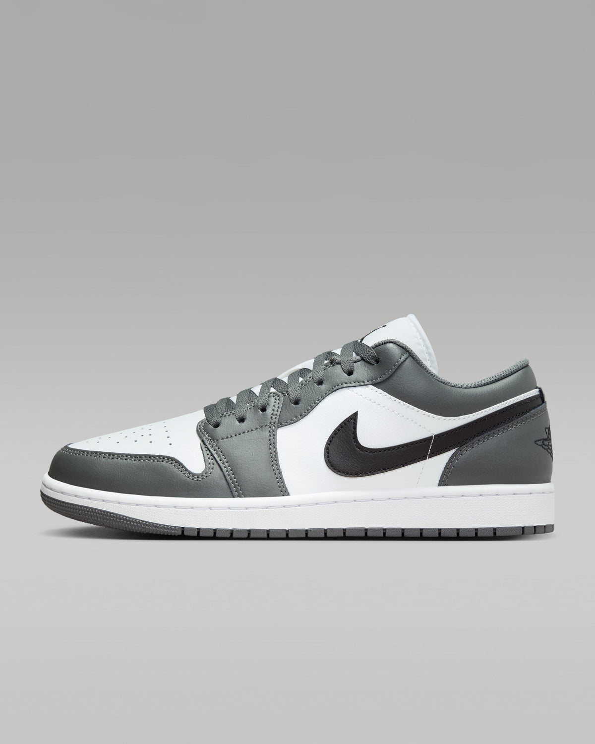 White Iron Grey — Air Jordan 1 Low Sneakers 553558-152