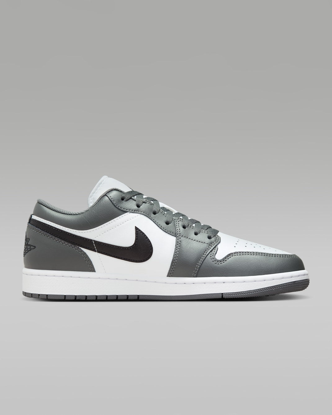 White/Iron Grey — Air Jordan 1 Low 553558-152