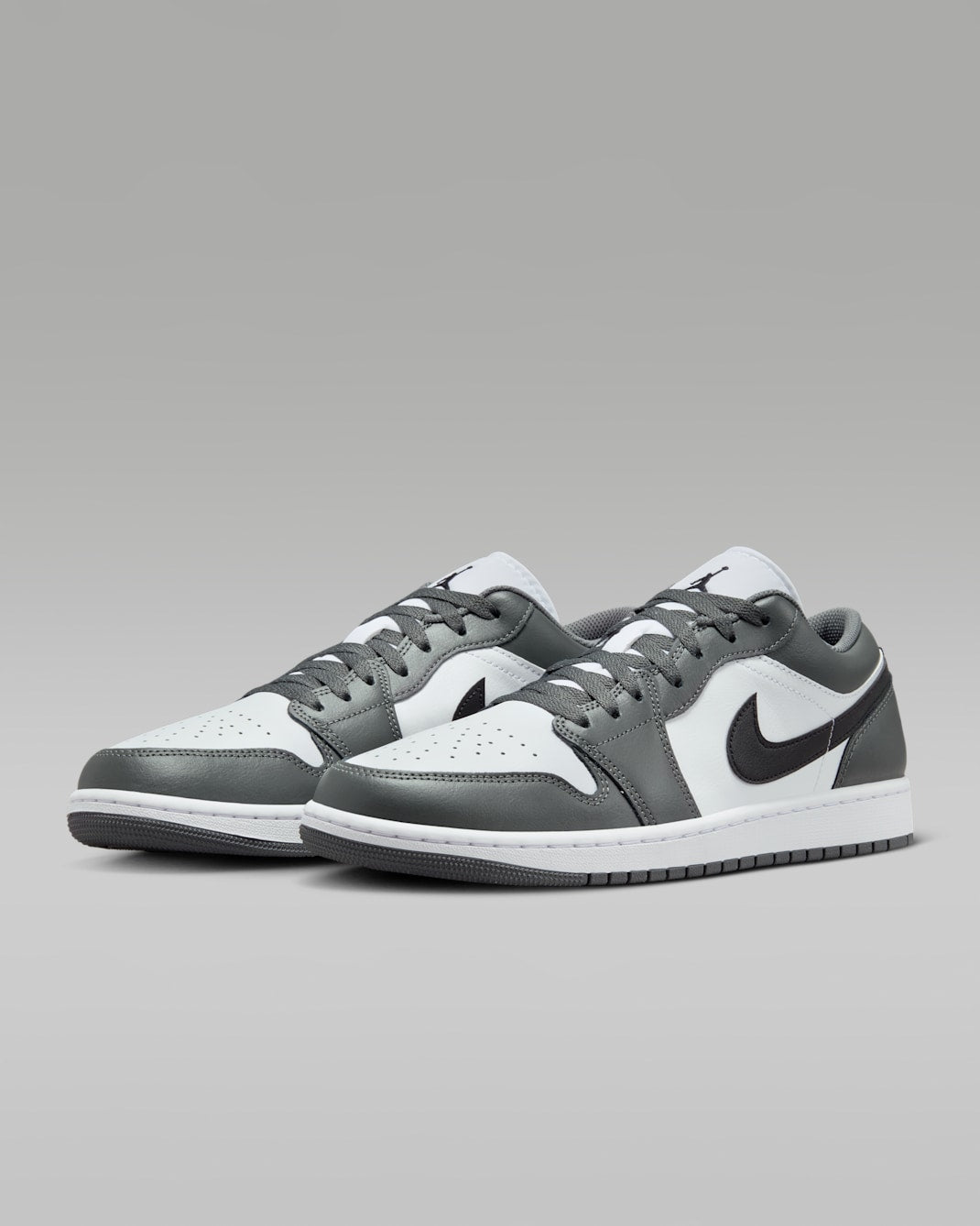 White/Iron Grey — Air Jordan 1 Low 553558-152