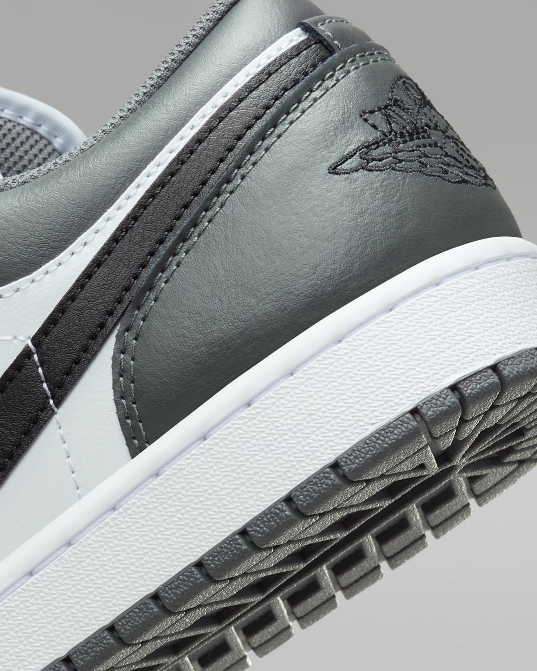 White Iron Grey — Air Jordan 1 Low Sneakers 553558-152