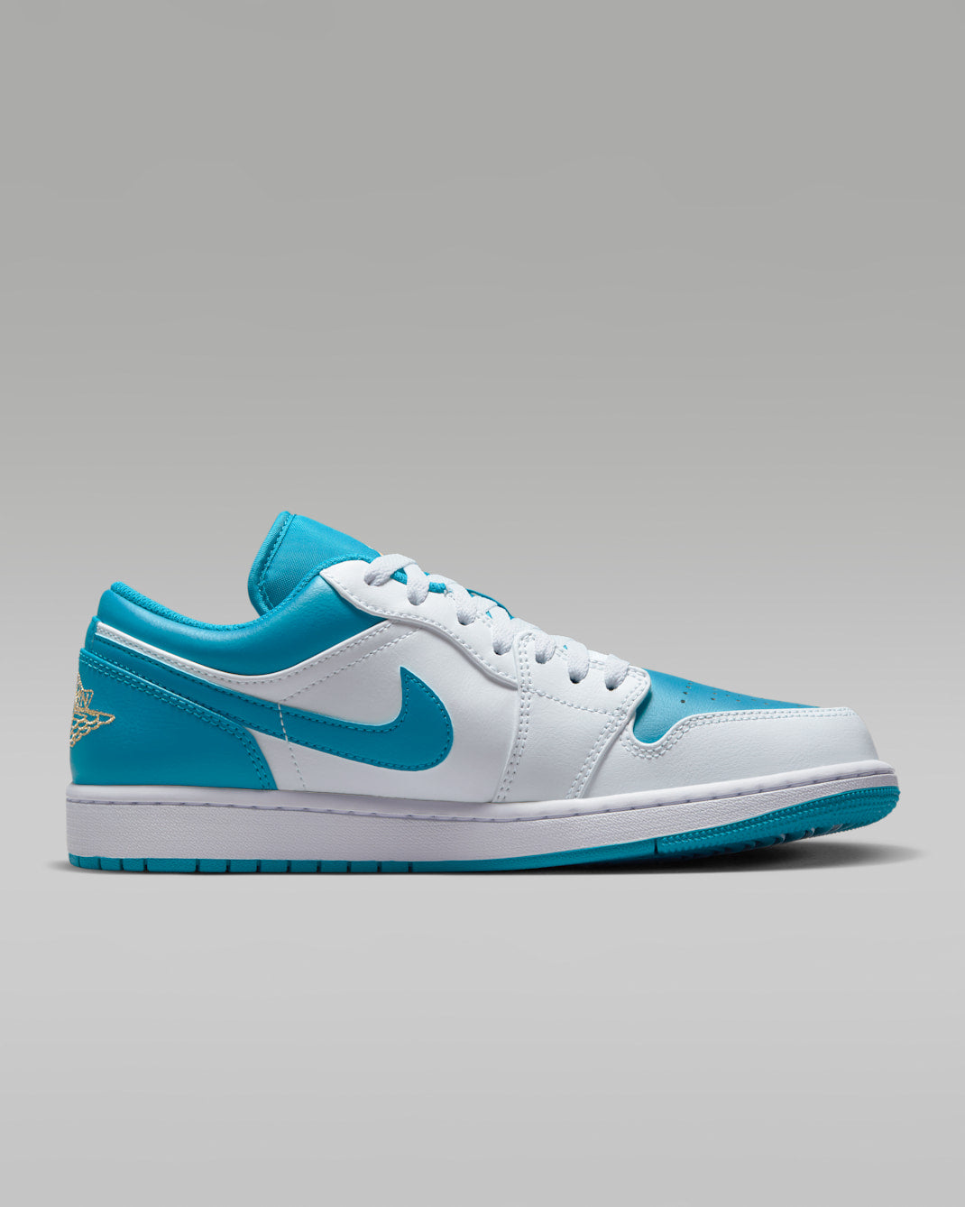 White Aquatone — Air Jordan 1 Low Sneakers 553558-174