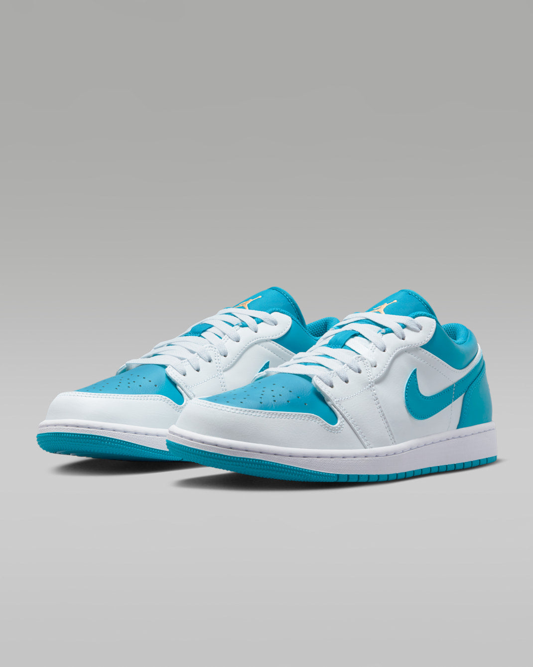 White Aquatone — Air Jordan 1 Low Sneakers 553558-174