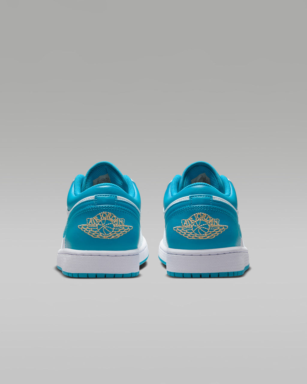 White Aquatone — Air Jordan 1 Low Sneakers 553558-174