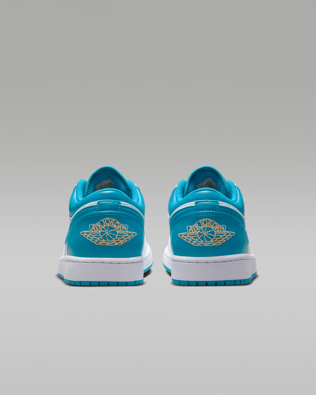 White Aquatone — Air Jordan 1 Low Sneakers 553558-174