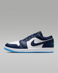 Midnight Navy White — Air Jordan 1 Low Sneakers 553558-404