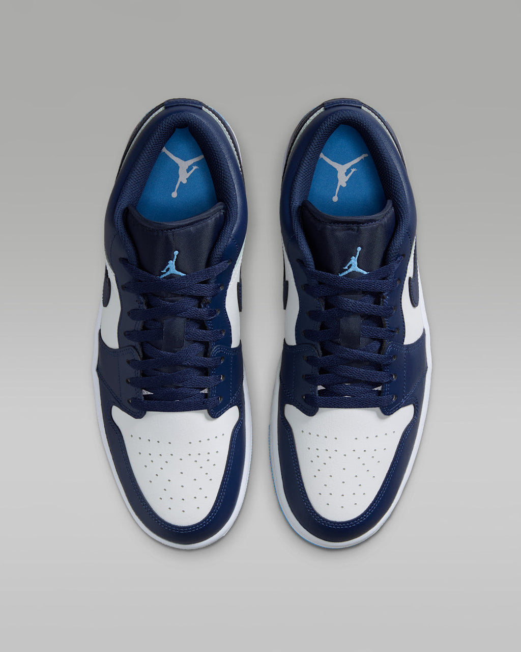 Midnight Navy White — Air Jordan 1 Low Sneakers 553558-404