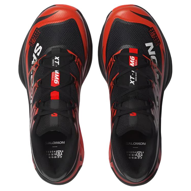 Salomon XT-6 Black / Orange / Rose Sneakers