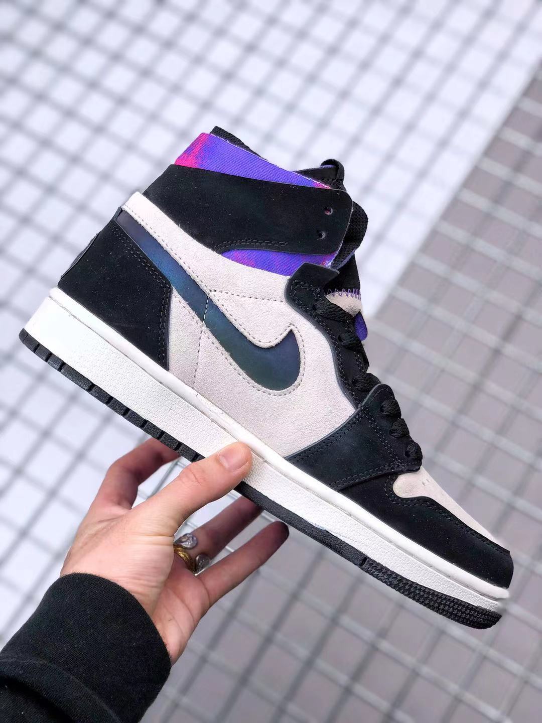 Air Jordan 1 Zoom CMFT PSG Black White Sneakers - product image from the listing.