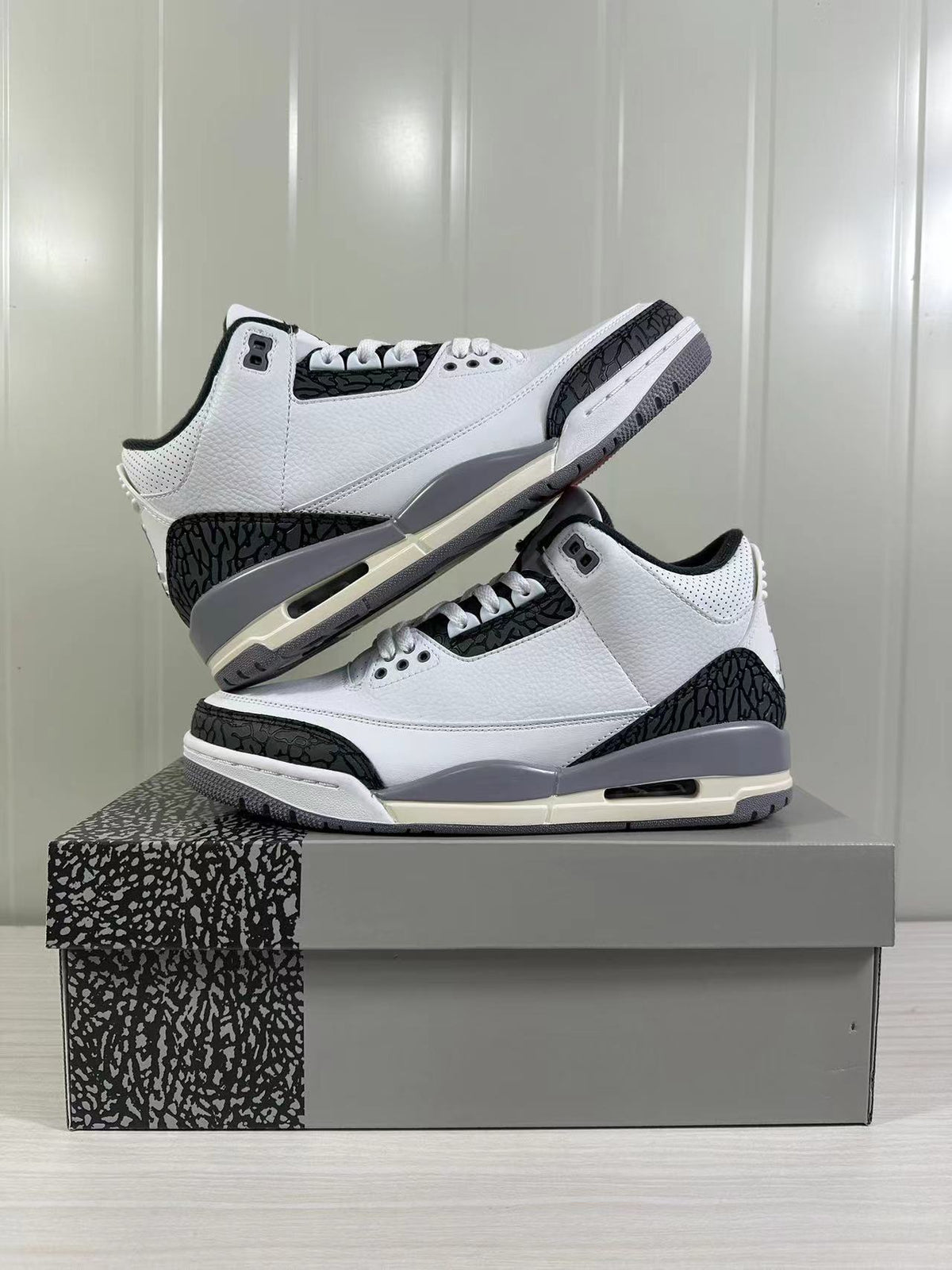 Air Jordan 3 Retro White Cement Grey CT8532-106 - product image from the listing.