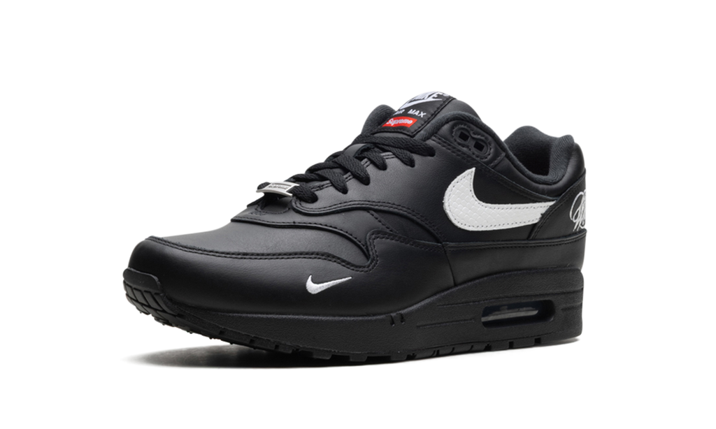 "Supreme Black White" Air Max 1 '87 SP HF8813 001 - product image from the listing.