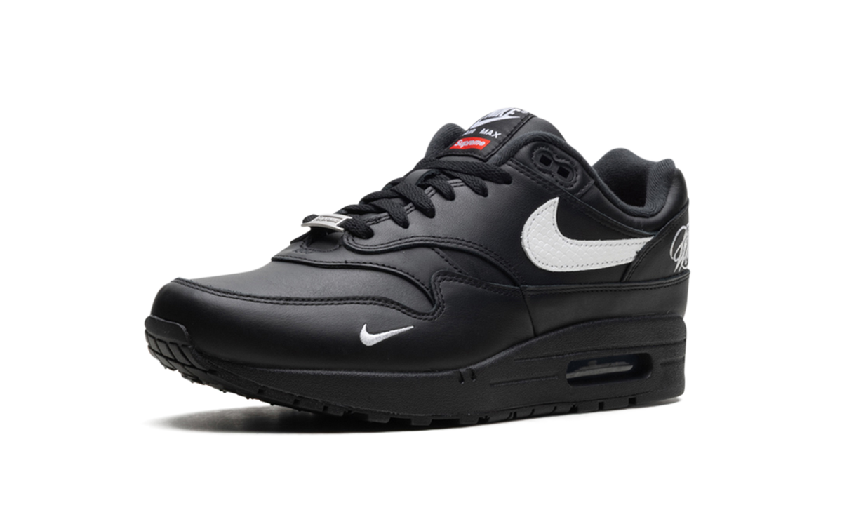 "Supreme Black White" Air Max 1 '87 SP HF8813 001 - product image from the listing.