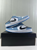 Air Jordan 1 Mule Low Blue White Black FJ1214-400 - product image from the listing.