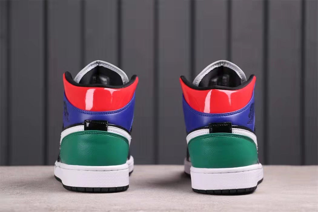 Air Jordan 1 Mid SE EDG Multicolor Sneakers - product image from the listing.